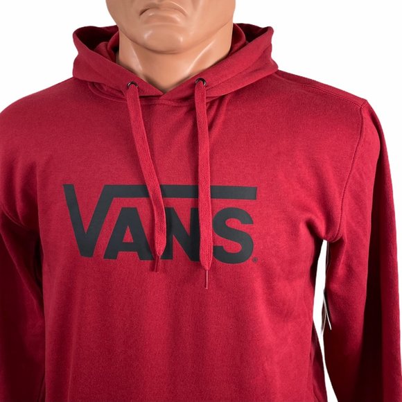 red vans hoodie mens